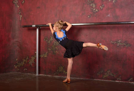 child on the choreography classesの写真素材