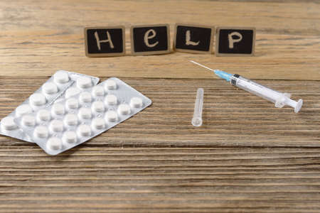 Drug addiction, conceptの写真素材