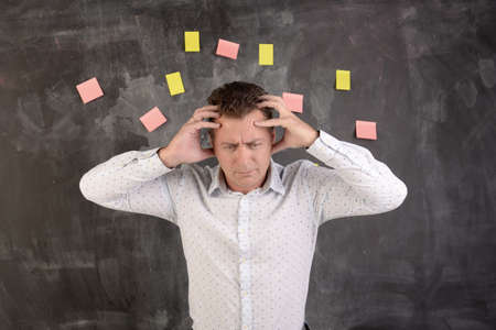 Business problems, stress, conceptの写真素材