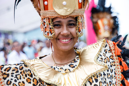 02.04.2023 Dominican Republic Punta Cana Annual Carnival.のeditorial素材