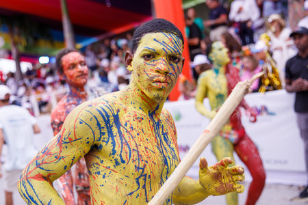 02.04.2023 Dominican Republic Punta Cana Annual Carnival.のeditorial素材
