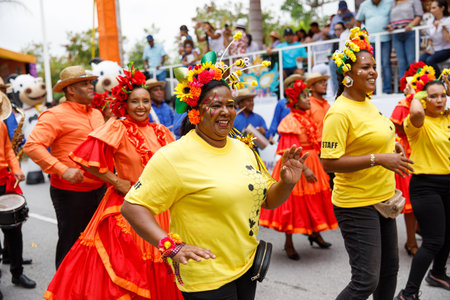 02.04.2023 Dominican Republic Punta Cana Annual Carnival.