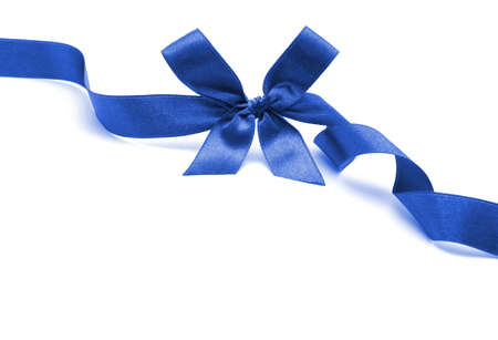  satin ribbon on white with shallow dofの写真素材