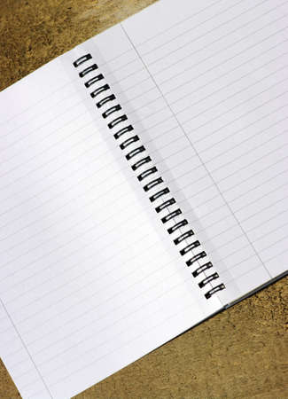 blank white paper background on the wood 