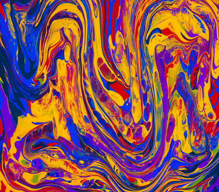 Abstract art . Colored paint 