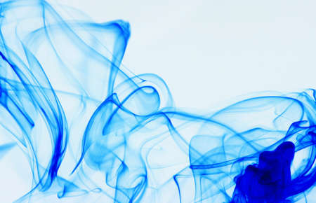 ink in water on a white background の写真素材