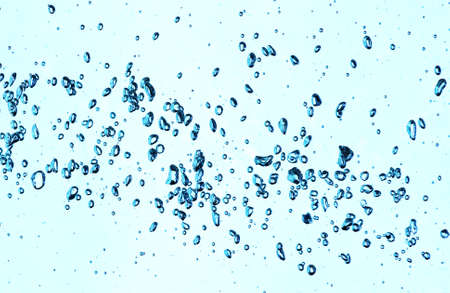 air bubbles over white background 