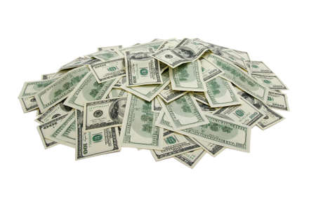 heap of dollars, money background の写真素材