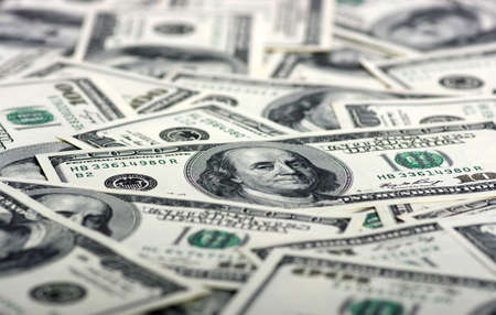 heap of dollars, money background の写真素材