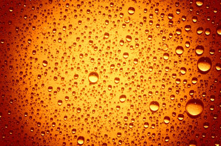 Background of water drops on glassの写真素材