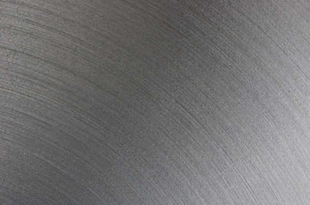 Brushed steel plate texture with reflectionsの写真素材