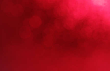 Defocused abstract red lights background .
