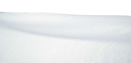 snow isolated on white backgroundの写真素材