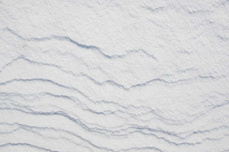 High angle view of snow texture. Winter background