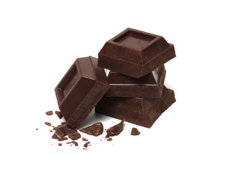 chocolate isolated on white background