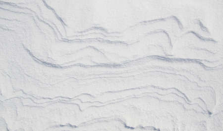 High angle view of snow texture. Winter background