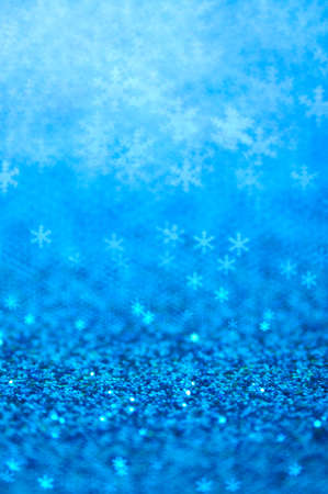Blue Christmas abstract blurred  background.の写真素材