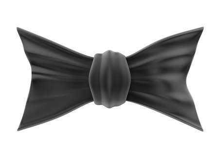 Bow tie isolated on white background. 3d rendering imageの写真素材