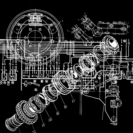 technical drawingのイラスト素材