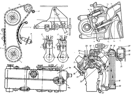 technical drawing on white background technical drawing on white background