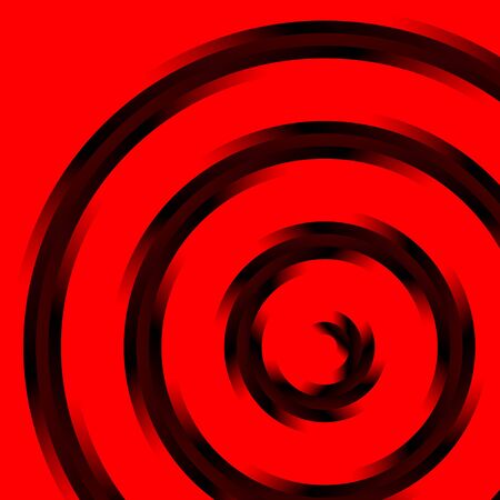 grey spiral sign on red backgroundのイラスト素材