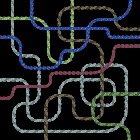 abstract navigation scheme of various colorful linesのイラスト素材