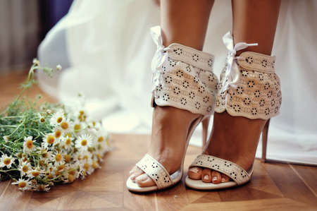 Wedding shoesの写真素材