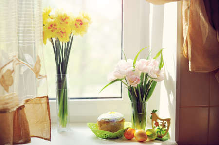 White flower with an insectの写真素材