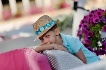 portrait of a boyの写真素材