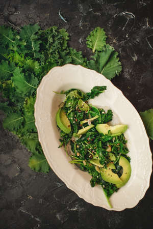 A useful plant, cabbage, green vegetable and a lot of vitaminsの写真素材
