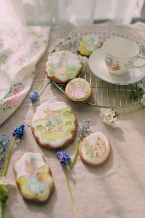 Easter hand-painted gingerbread