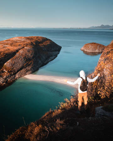 Mjelle beach at its bestの写真素材