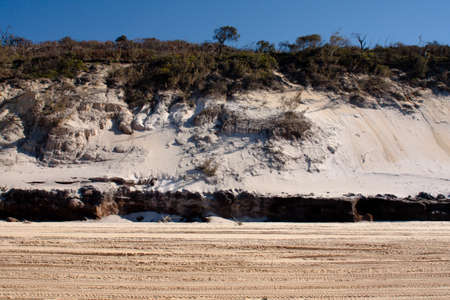SANDSTONES IN RAINBOW BEACHの写真素材