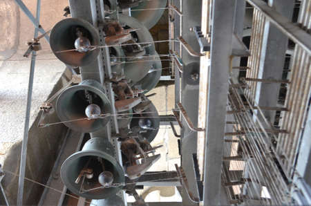 Peal of Bells from Clérigos Church Tower in Porto, Portugalの写真素材