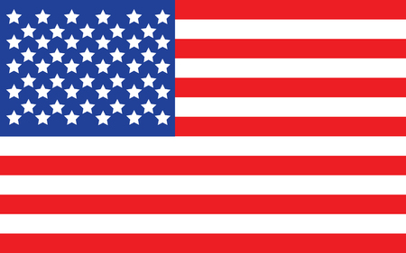 United States flag. USA flag. American symbol.United states flag. Independence day background. Stars and stripes shapes of America symbol.のイラスト素材