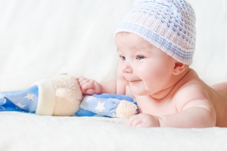 portrait of adorable baby