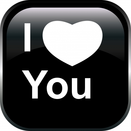 Set of Valentine Buttons.のイラスト素材