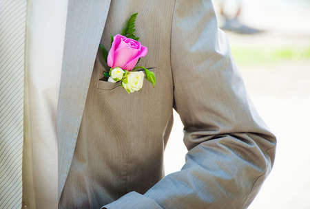 Groom in wedding day