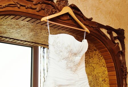 White Wedding dressの写真素材