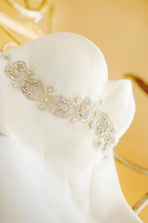 White Wedding dressの写真素材