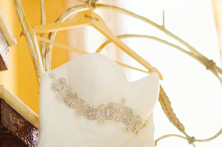 White Wedding dressの写真素材