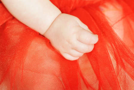 Small  babys handの写真素材