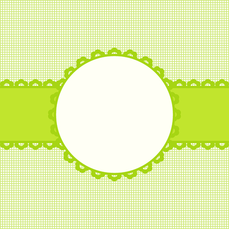 Vintage Happy Birthday card frame design Vectorのイラスト素材