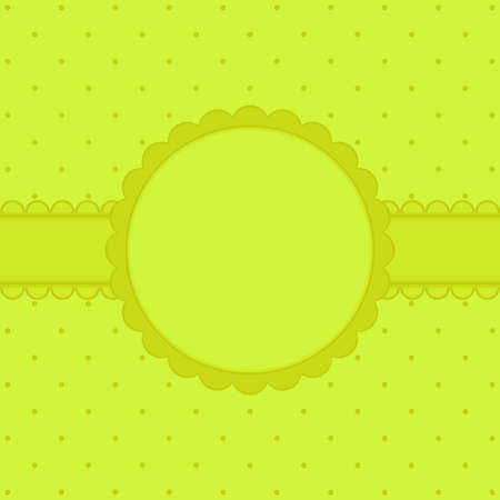 Template of greeting card or the invitation. Vector illustrationのイラスト素材