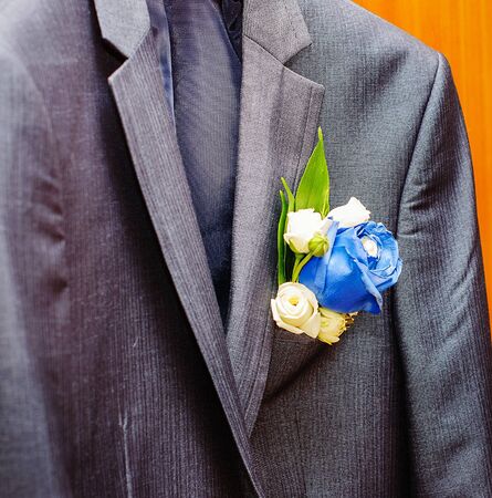 stylish suit groom boutonniere, wedding, Lviv, decor