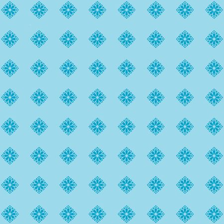 Green abstract bacground with flowers. Blue image.のイラスト素材