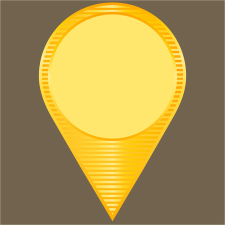 Vector design element in yellow tones. Vector.のイラスト素材