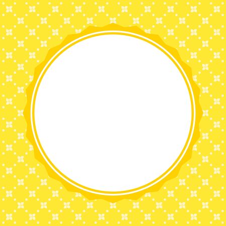 Template frame design for greeting card. Vector.のイラスト素材