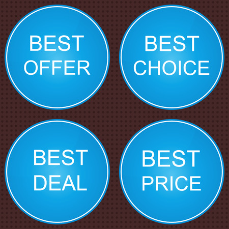 Collection of best Flyers with different discount offersのイラスト素材