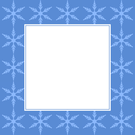 abstract Christmas background with snowflakes. Vector card.のイラスト素材